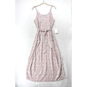 Carve Design Dress Women Medium Cream Midi Macy Madrid Print Coquette Modern